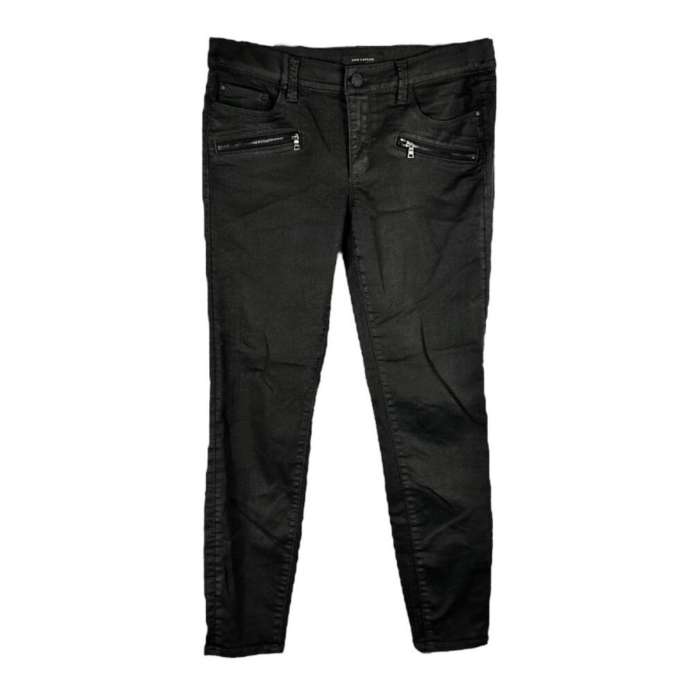 Ann Taylor Black Super Skinny Modern Fit Jeans Size 6